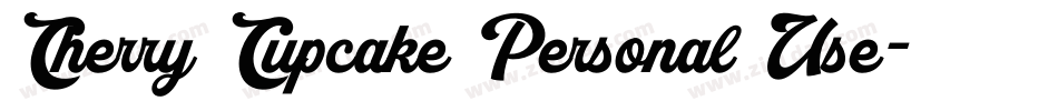 Cherry Cupcake Personal Use字体转换